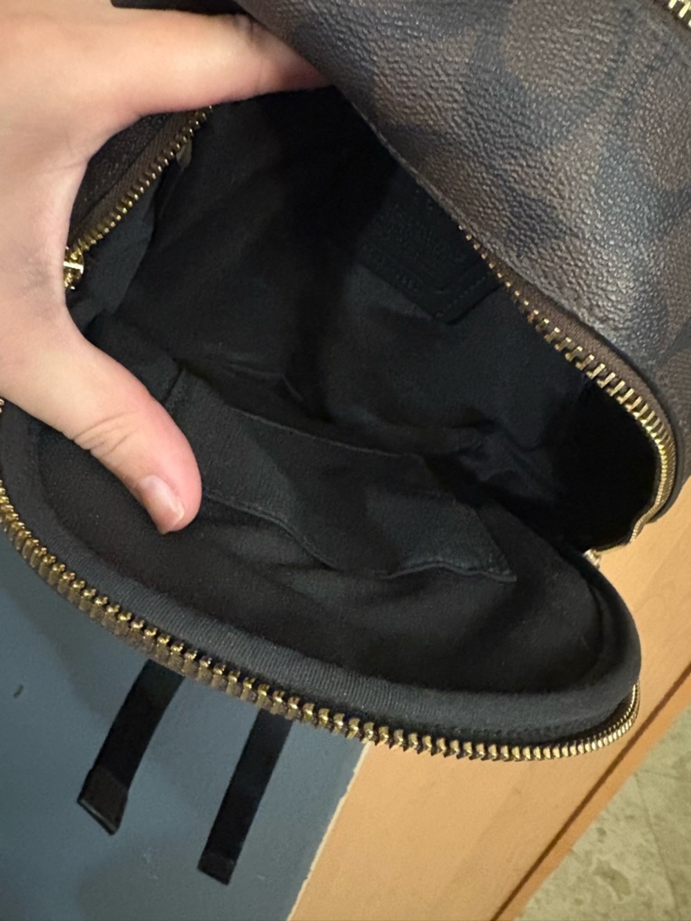 Coach Mini Court Brown Signature Canvas and Black Leather Mini Backpack - Picture 5 of 6
